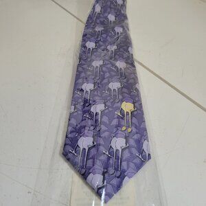 Brand New Never Worn Smart Ass Purple 100% Silk Tie